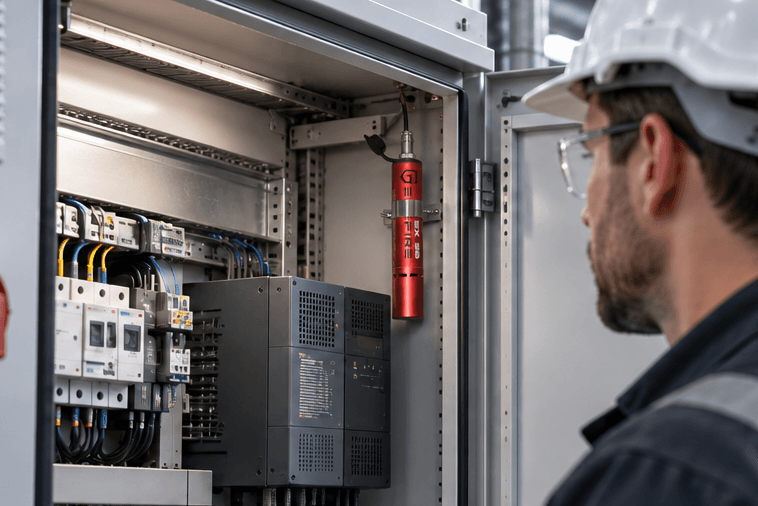 GENEFIRE fire suppression in an industrial environment