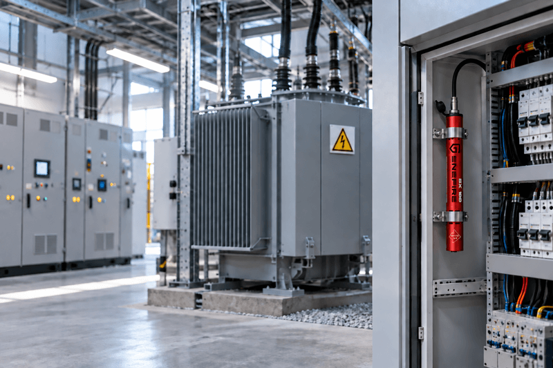 GENEFIRE fire suppression in power equipment